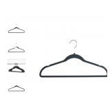 Heavy Duty Rubberized Suit Hangers 50ct