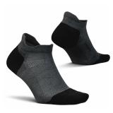 Feetures Elite Max Cushion No Show Tab Socks M