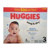 Huggies Snug Dry Diapers Size 3 232ct