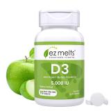 Ez Melts Vitamin D3 5000 IU 90ct Tablets