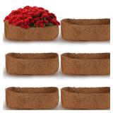 Queekay Coco Fiber Planter Liners 24 Inch 3pk