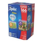 Ziploc Slider Storage Bags Variety Pack 166ct