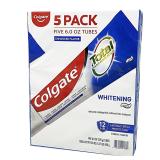 Colgate Total Whitening Toothpaste 6oz 5pk