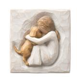 Willow Tree True Truly a Friend Plaque 5in