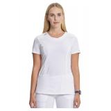 Cherokee 2624A Infinity Scrub Top Medium White