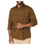 Amazon Essentials Utility Shirt Dark Olive Large