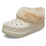 Crocs Classic Furever Crush Lined Clogs Bone 8M10W