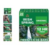 Irish Spring Original Clean Bar Soap 4 oz 20ct