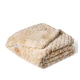 Minky Couture Ultra-Soft Belgian Waffle Throw...