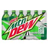 Mountain Dew Diet Soda 16.9oz 23pk