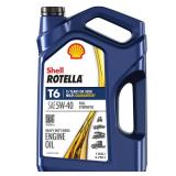 Shell Rotella T6 5W-40 Full Synthetic Oil 1 Gal