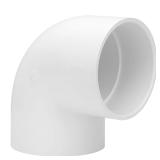 Lswteiz 4 PVC 90-Degree Elbow Pipe Fitting White