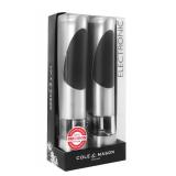 Cole Mason Electronic Salt Pepper Mill 2pk 8.5