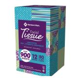 Facial Tissues 3-Ply 80ct 12pk Unscented