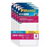 Filtrete Air Conditioner Filter 30x14x1 4pk