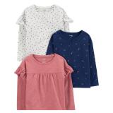 Simple Joys by Carters Long-Sleeve Tops Size 5 3pk