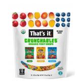 Thats it. Fruit Crunchables 18pk AppleMangoBlue