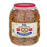 Utz Bite Size Pretzels 60 oz Barrel