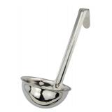 Winco 6 oz Stainless Steel One Piece Ladle