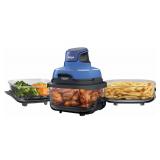 Ninja 5-in-1 Glass Air Fryer Cooking System Blue