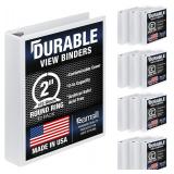 Samsill Durable 2 Inch Binder, Round Ring...