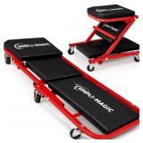 Simpli-Magic 2-in-1 Foldable Creeper Seat Stool
