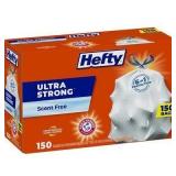 Hefty Ultra Strong 13 Gal Kitchen Trash Bags 150ct