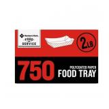 Polycoated Paper Food Trays 2lb Capacity 750ct