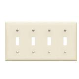 Enerlites 8814-LA 4-Gang Toggle Wall Plate