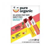 Pure Organic Fruit Layered Bars 28ct