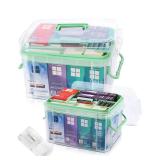 Medicine Organizer Storage Box Set 2pk