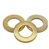 Nacx M6 Brass Flat Washers 6mm x 12mm 150ct