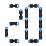 Beduan 4mm Push To Connect Air Hose Fitting 20pk