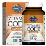 Garden of Life Vitamin Code Raw Iron 30ct