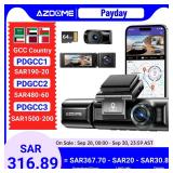 Azdome M550 3 Channel 4K Dash Cam
