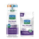 SmartMouth Dry Mouth Rinse Mints 4 Fl Oz 2pk