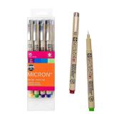 Sakura Pigma Micron Fineliner Pens 01 Point 16pk