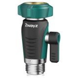 WAYZ 0 Garden Hose Shut Off Valve 34 Connector