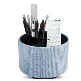 Lvkjafaz Round 360 Degree Spinning Desk Organizer
