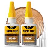 Lmq Lash Wood Super Glue 2oz Thick CA Glue