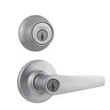 Kwikset Delta SmartKey Deadbolt Satin Chrome