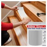Stepcore Clear Non Slip Stair Treads 30x6 15pk