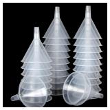 HNBun Plastic Funnels 4.7 in Wide Mouth 30ct