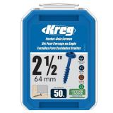 Kreg SML-C250B-50 Wood Screws 2-12 Inch 50ct