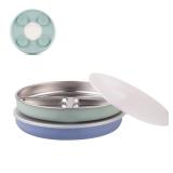 Elk and Friends Stainless Divided Plate 7.8 2pk
