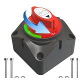 Cozyehoo 275A Battery Disconnect Switch 12V-48V