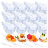 Gandeer 300 Pack 4 Inch Teardrop Mini Appetizer...