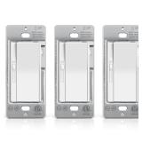 BESTTEN 3 Pack Slide Dimmer Light Switch, Quiet...