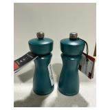 Cole and Mason Teal Salt and Pepper Mill Set