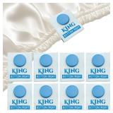 XMJY King Bed Sheet Labels, 8 Pcs Snap-On Tags...